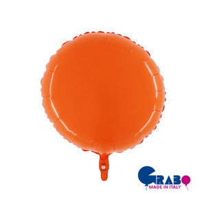 [Grabo balloon] Shiny Balloon_orange 21&quot;(40x40cm)