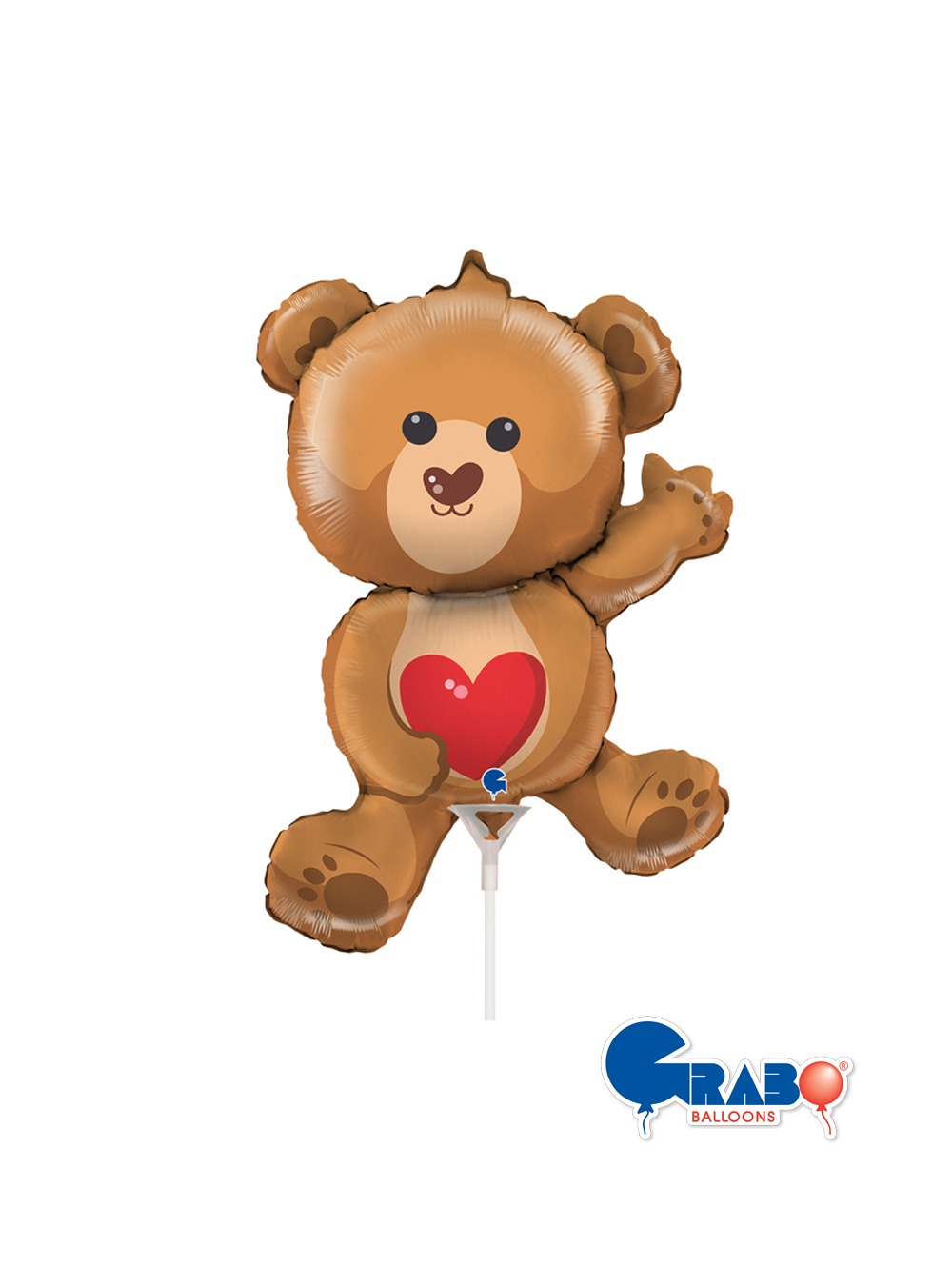 [Grabo balloons] Bear With Heart Mini 14&quot;