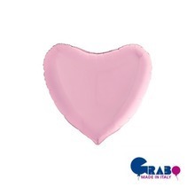 [헬륨벌룬]  Heart_pastel pink 18&quot;(36x36cm)