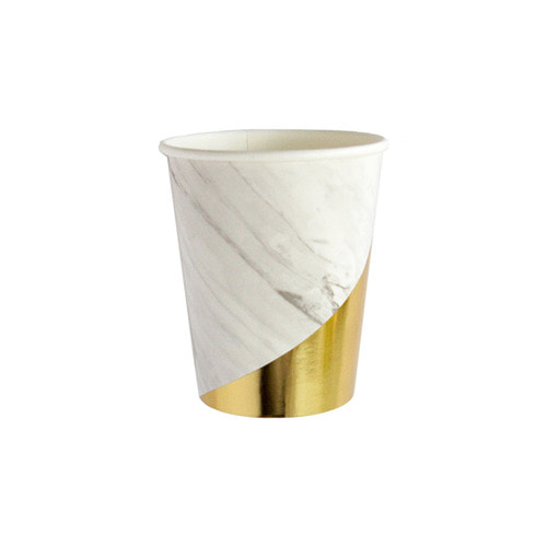 [Harlow&amp;Grey] White marble Cups(8pcs)
