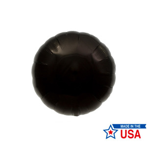 [Northstar balloons] Round_black 18&quot;(36x36cm)