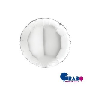 [Grabo balloons] Round_white 18&quot;(35x35cm)