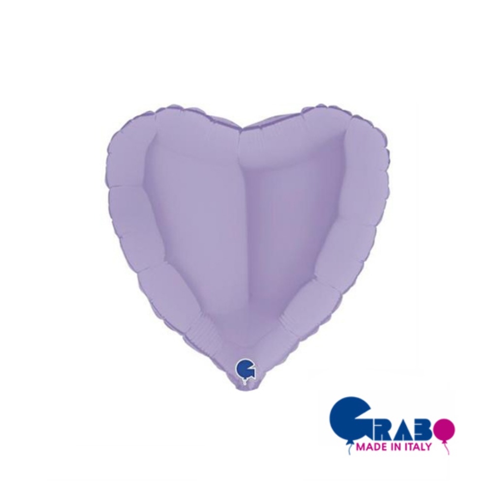 [Grabo balloons] Heart_Matte Lilac 18&quot;(36x36cm)
