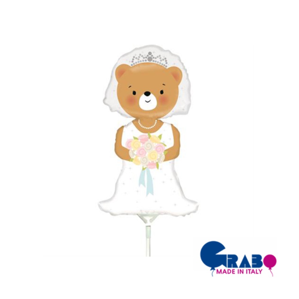 [Grabo balloons] Bride Bear Mini 14&quot;